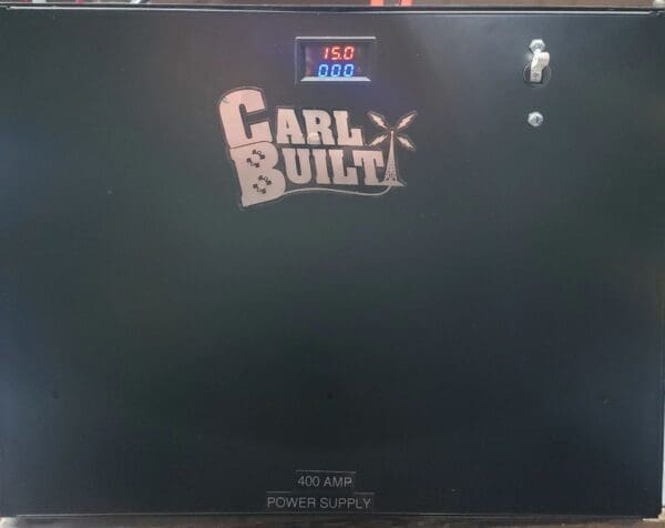 A black box with the name of carl built